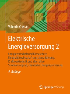 cover image of Elektrische Energieversorgung 2